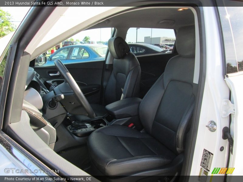 Monaco White / Black 2013 Hyundai Santa Fe GLS AWD