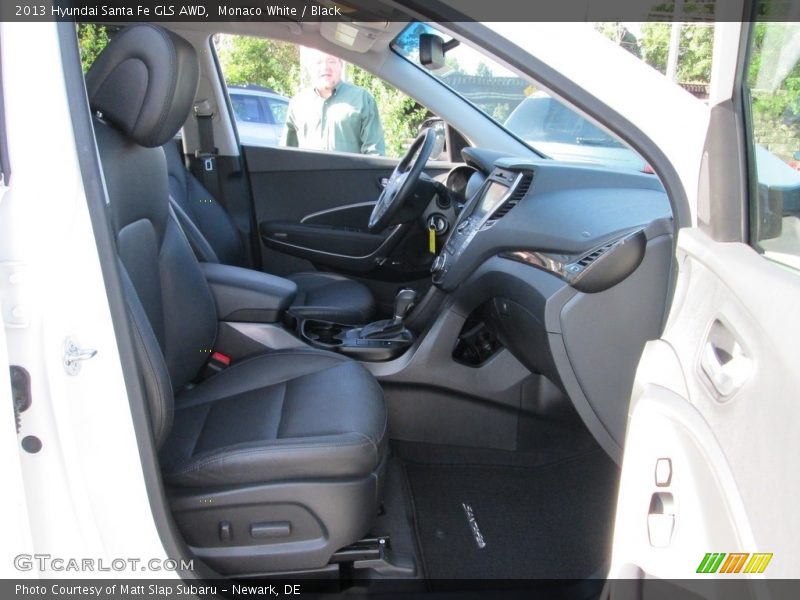 Monaco White / Black 2013 Hyundai Santa Fe GLS AWD