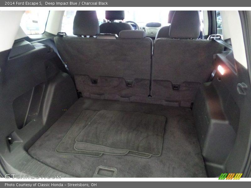 Deep Impact Blue / Charcoal Black 2014 Ford Escape S