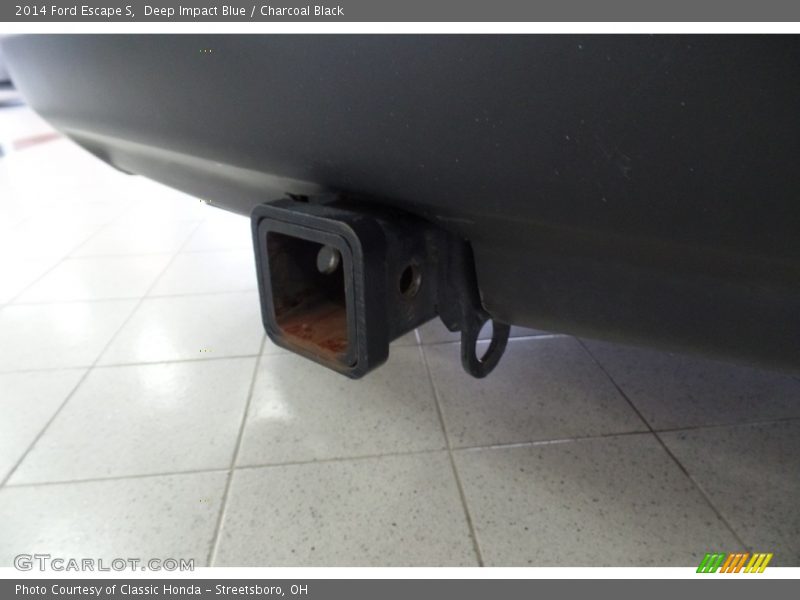 Deep Impact Blue / Charcoal Black 2014 Ford Escape S