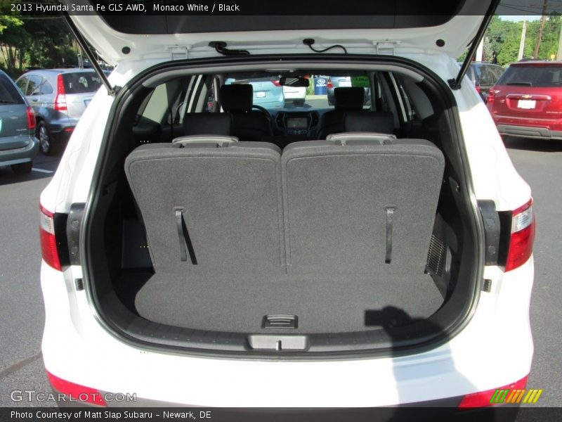 Monaco White / Black 2013 Hyundai Santa Fe GLS AWD