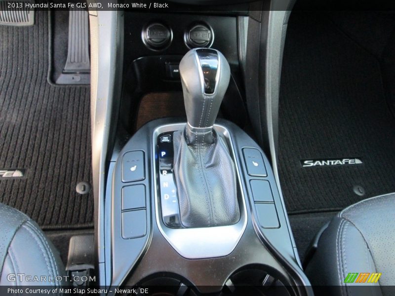 Monaco White / Black 2013 Hyundai Santa Fe GLS AWD