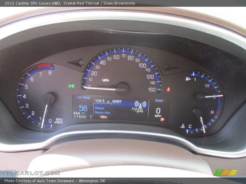 Crystal Red Tintcoat / Shale/Brownstone 2013 Cadillac SRX Luxury AWD