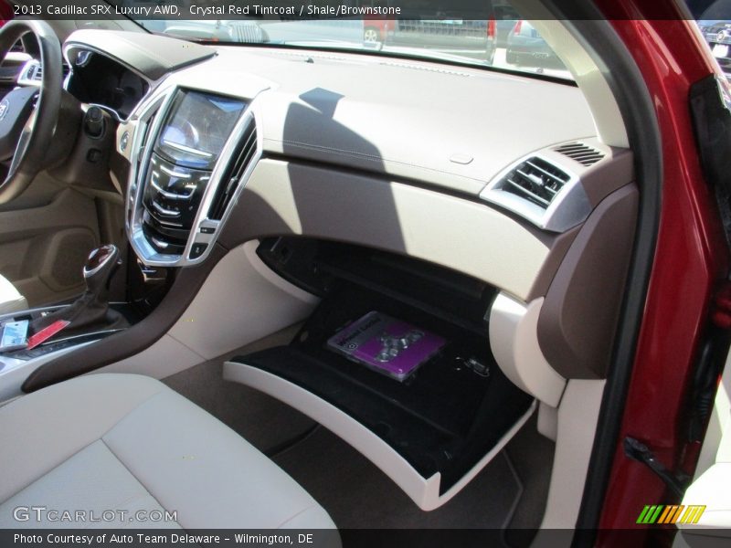 Crystal Red Tintcoat / Shale/Brownstone 2013 Cadillac SRX Luxury AWD