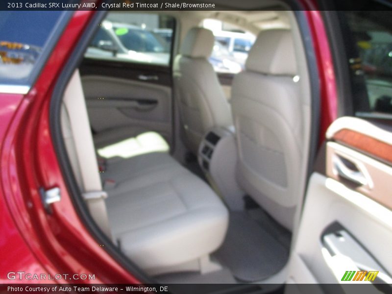 Crystal Red Tintcoat / Shale/Brownstone 2013 Cadillac SRX Luxury AWD