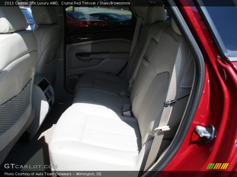 Crystal Red Tintcoat / Shale/Brownstone 2013 Cadillac SRX Luxury AWD