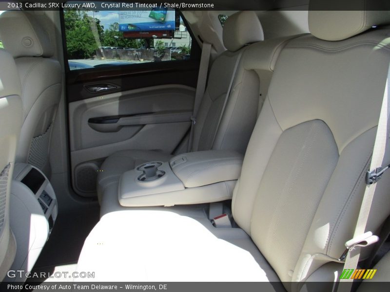 Crystal Red Tintcoat / Shale/Brownstone 2013 Cadillac SRX Luxury AWD