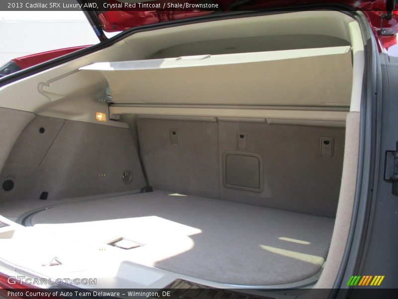 Crystal Red Tintcoat / Shale/Brownstone 2013 Cadillac SRX Luxury AWD