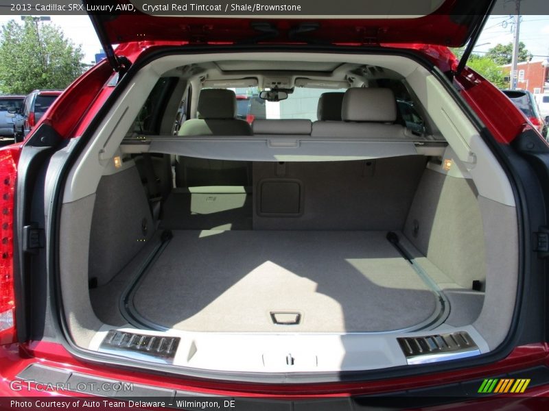 Crystal Red Tintcoat / Shale/Brownstone 2013 Cadillac SRX Luxury AWD
