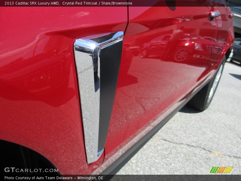 Crystal Red Tintcoat / Shale/Brownstone 2013 Cadillac SRX Luxury AWD