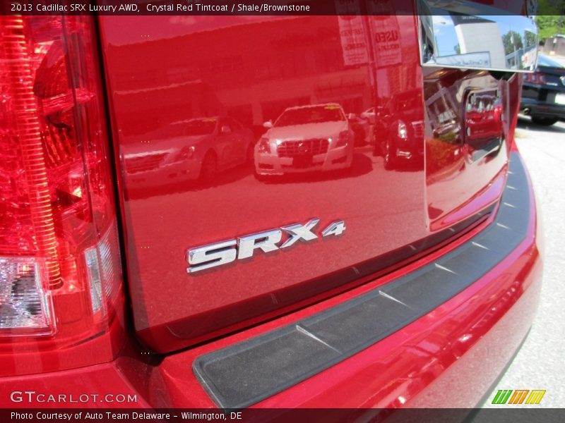 Crystal Red Tintcoat / Shale/Brownstone 2013 Cadillac SRX Luxury AWD