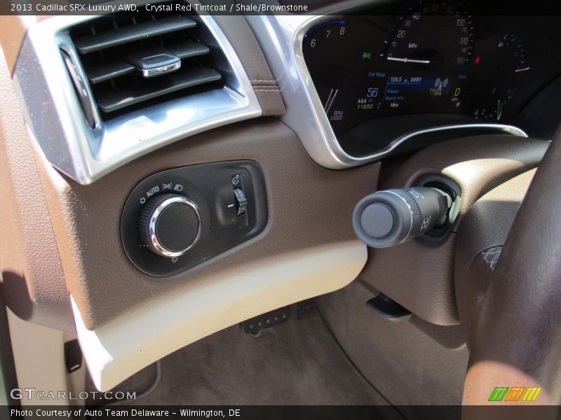 Crystal Red Tintcoat / Shale/Brownstone 2013 Cadillac SRX Luxury AWD