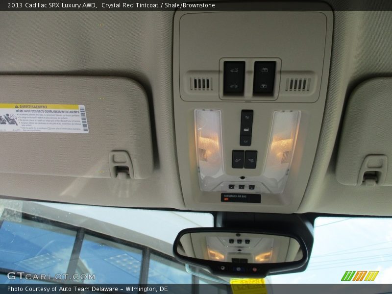 Crystal Red Tintcoat / Shale/Brownstone 2013 Cadillac SRX Luxury AWD