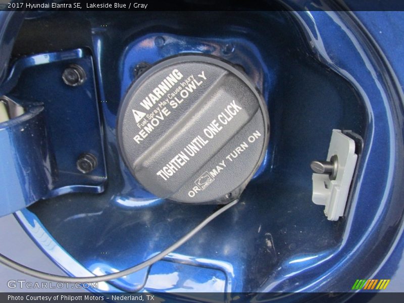 Lakeside Blue / Gray 2017 Hyundai Elantra SE