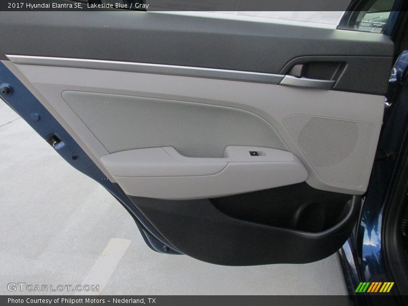Lakeside Blue / Gray 2017 Hyundai Elantra SE