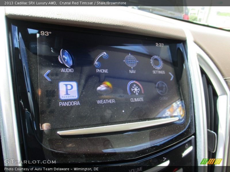 Crystal Red Tintcoat / Shale/Brownstone 2013 Cadillac SRX Luxury AWD