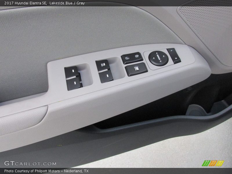 Lakeside Blue / Gray 2017 Hyundai Elantra SE