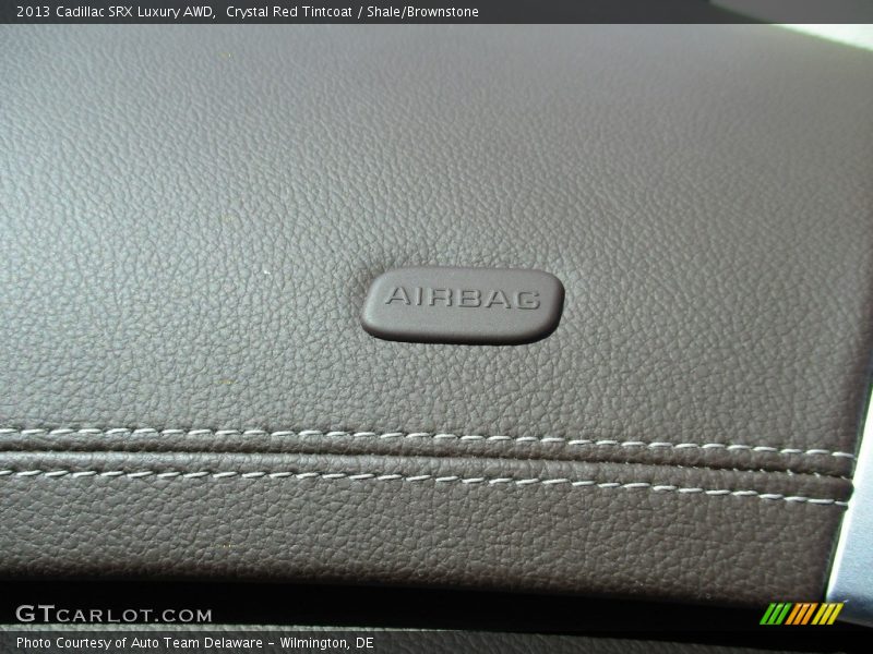 Crystal Red Tintcoat / Shale/Brownstone 2013 Cadillac SRX Luxury AWD
