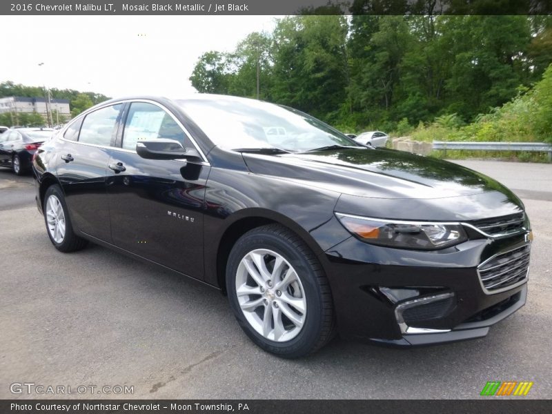 Mosaic Black Metallic / Jet Black 2016 Chevrolet Malibu LT