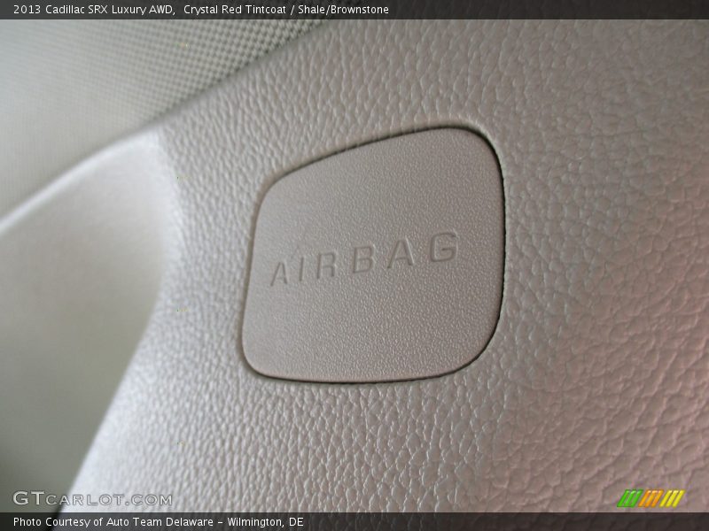 Crystal Red Tintcoat / Shale/Brownstone 2013 Cadillac SRX Luxury AWD
