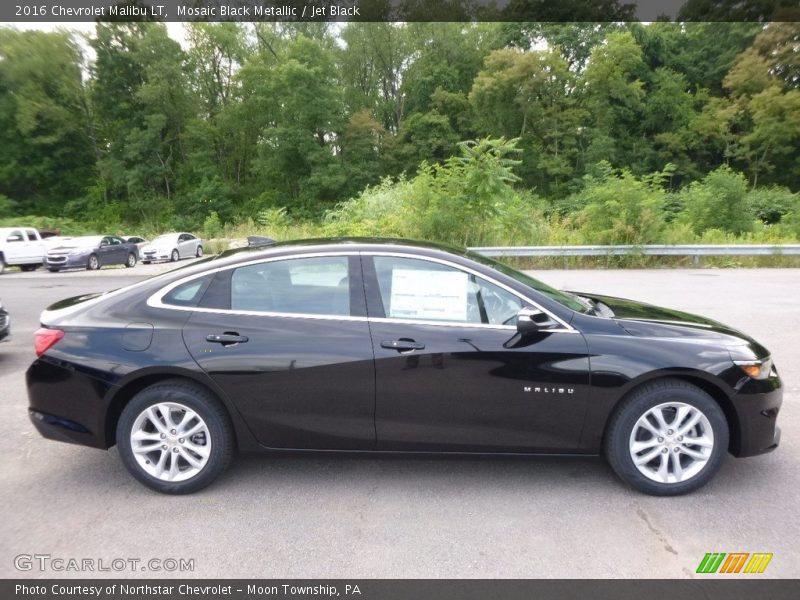 Mosaic Black Metallic / Jet Black 2016 Chevrolet Malibu LT