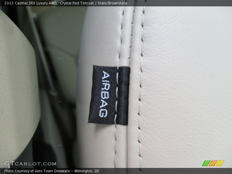 Crystal Red Tintcoat / Shale/Brownstone 2013 Cadillac SRX Luxury AWD