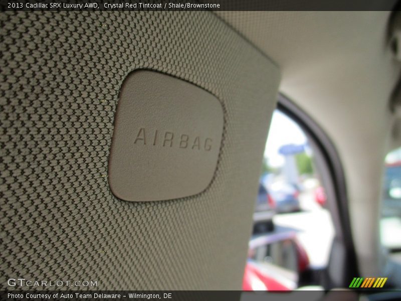 Crystal Red Tintcoat / Shale/Brownstone 2013 Cadillac SRX Luxury AWD