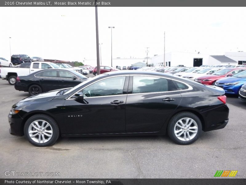 Mosaic Black Metallic / Jet Black 2016 Chevrolet Malibu LT