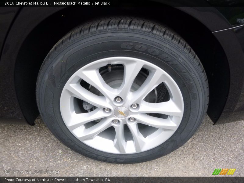 Mosaic Black Metallic / Jet Black 2016 Chevrolet Malibu LT