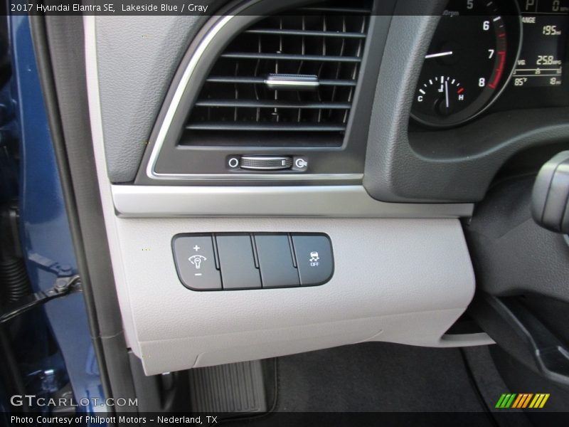 Lakeside Blue / Gray 2017 Hyundai Elantra SE
