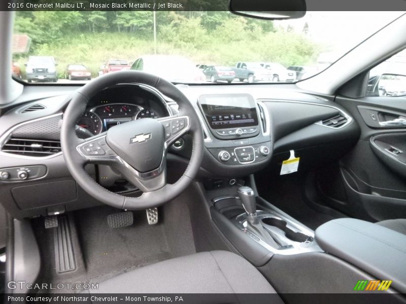 Mosaic Black Metallic / Jet Black 2016 Chevrolet Malibu LT