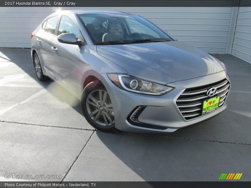 Gray / Gray 2017 Hyundai Elantra SE