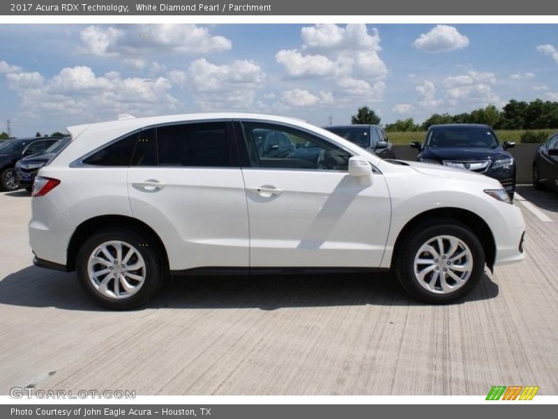 White Diamond Pearl / Parchment 2017 Acura RDX Technology