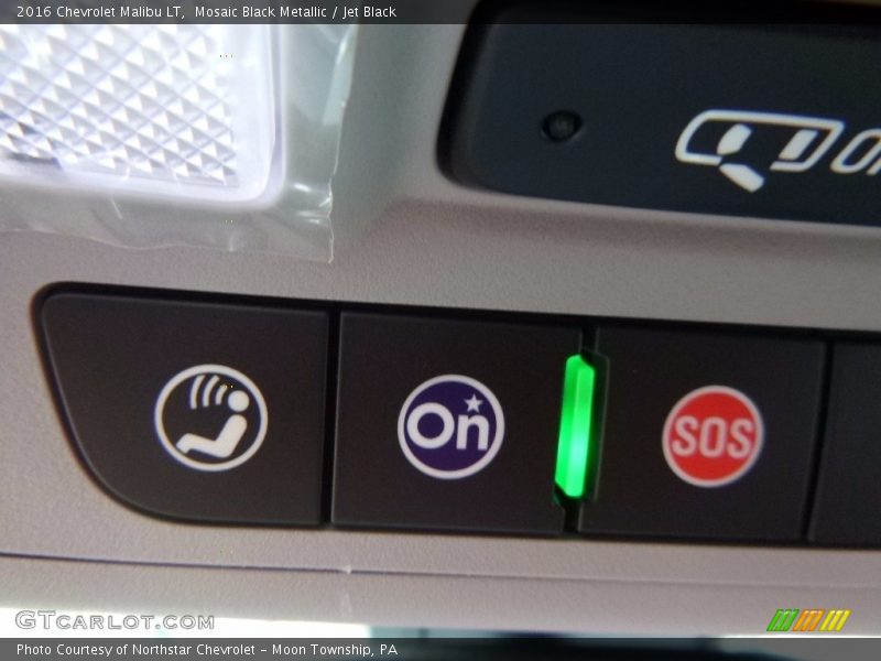 Mosaic Black Metallic / Jet Black 2016 Chevrolet Malibu LT