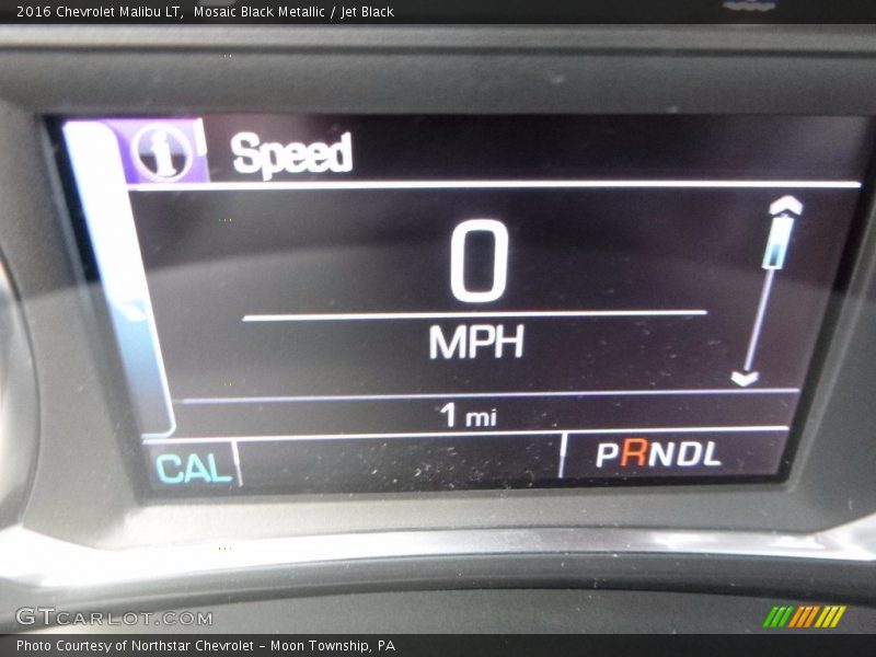 Mosaic Black Metallic / Jet Black 2016 Chevrolet Malibu LT