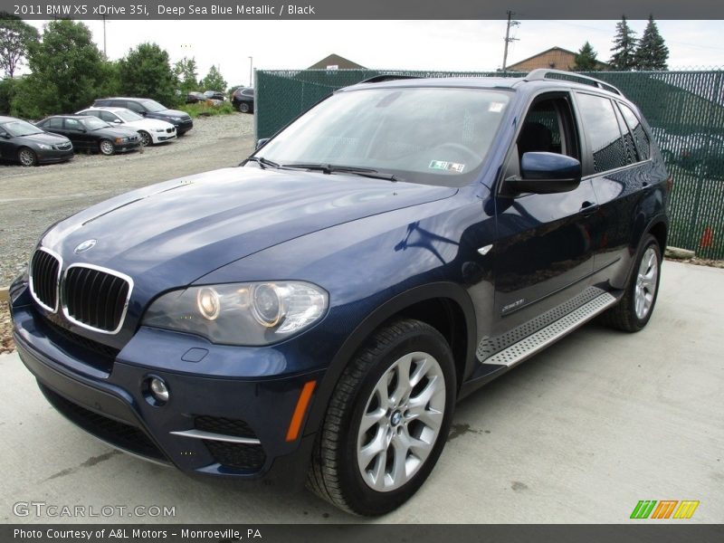 Deep Sea Blue Metallic / Black 2011 BMW X5 xDrive 35i