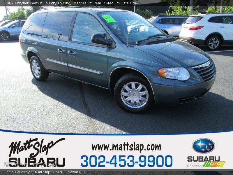 Magnesium Pearl / Medium Slate Gray 2007 Chrysler Town & Country Touring