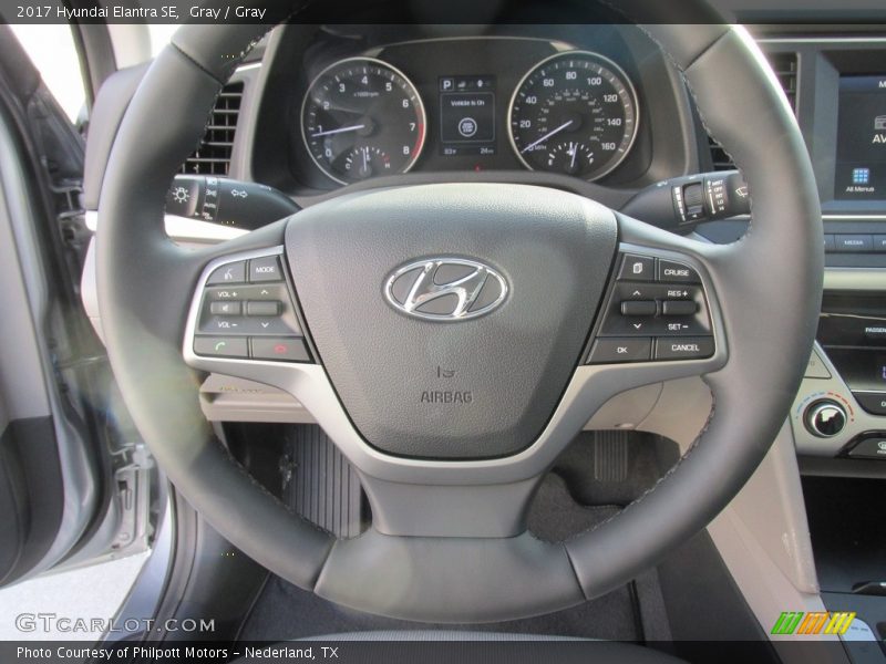 Gray / Gray 2017 Hyundai Elantra SE