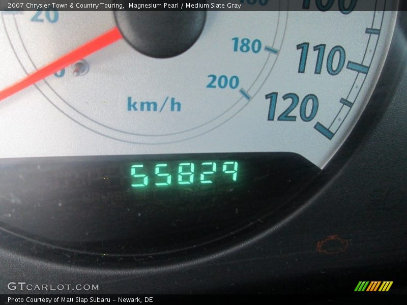 Magnesium Pearl / Medium Slate Gray 2007 Chrysler Town & Country Touring