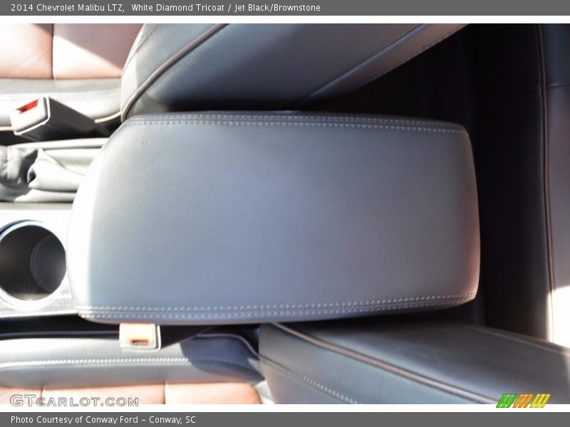 White Diamond Tricoat / Jet Black/Brownstone 2014 Chevrolet Malibu LTZ