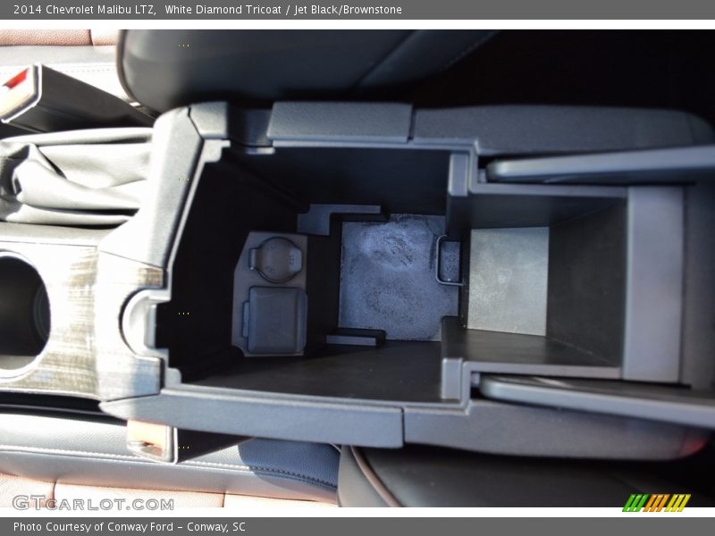 White Diamond Tricoat / Jet Black/Brownstone 2014 Chevrolet Malibu LTZ