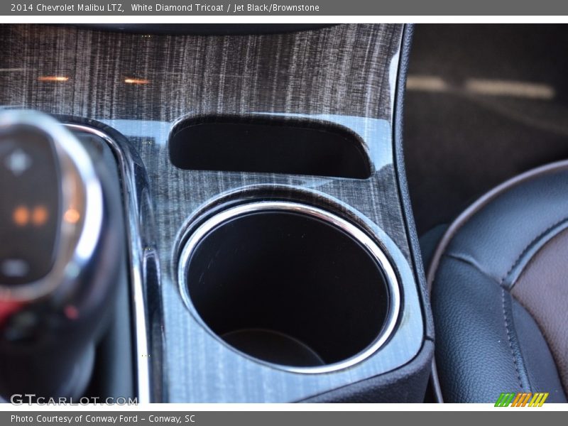 White Diamond Tricoat / Jet Black/Brownstone 2014 Chevrolet Malibu LTZ
