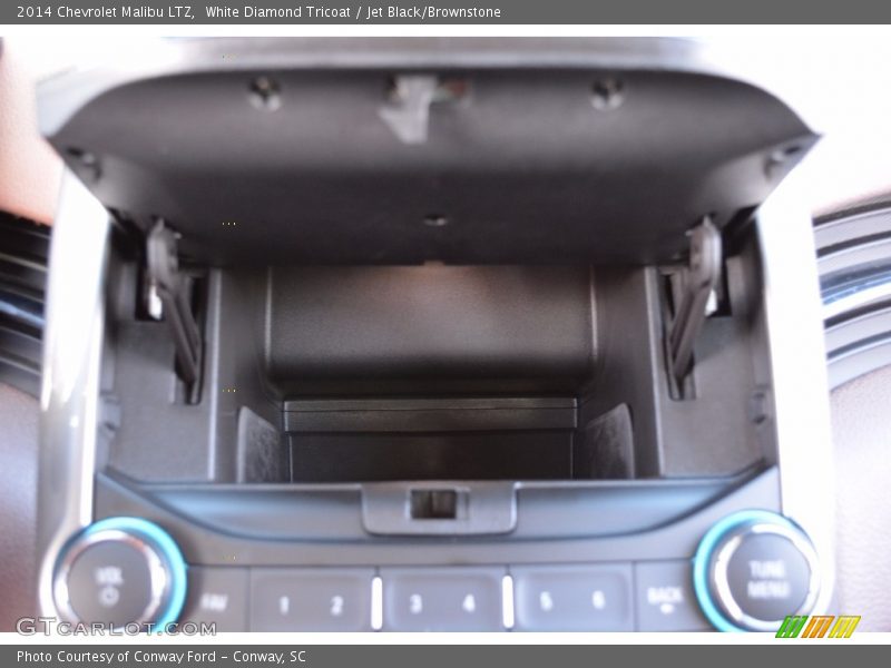 White Diamond Tricoat / Jet Black/Brownstone 2014 Chevrolet Malibu LTZ