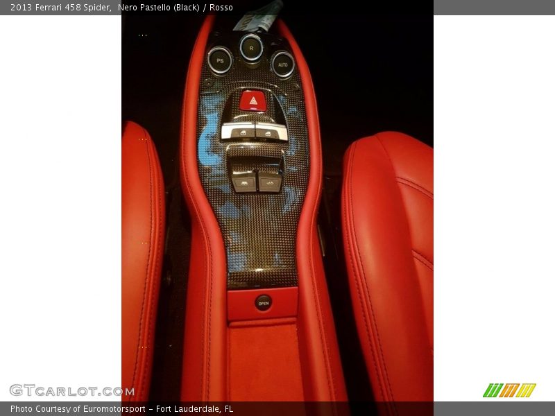 Nero Pastello (Black) / Rosso 2013 Ferrari 458 Spider