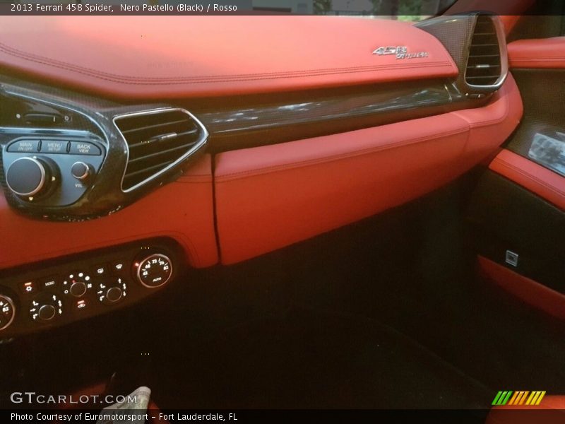 Nero Pastello (Black) / Rosso 2013 Ferrari 458 Spider