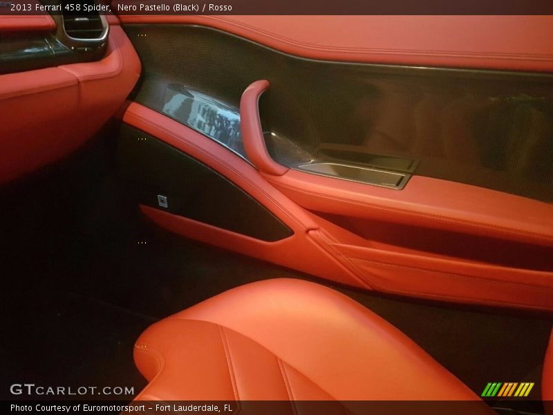 Nero Pastello (Black) / Rosso 2013 Ferrari 458 Spider