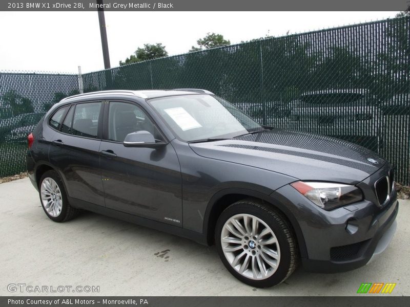 Mineral Grey Metallic / Black 2013 BMW X1 xDrive 28i