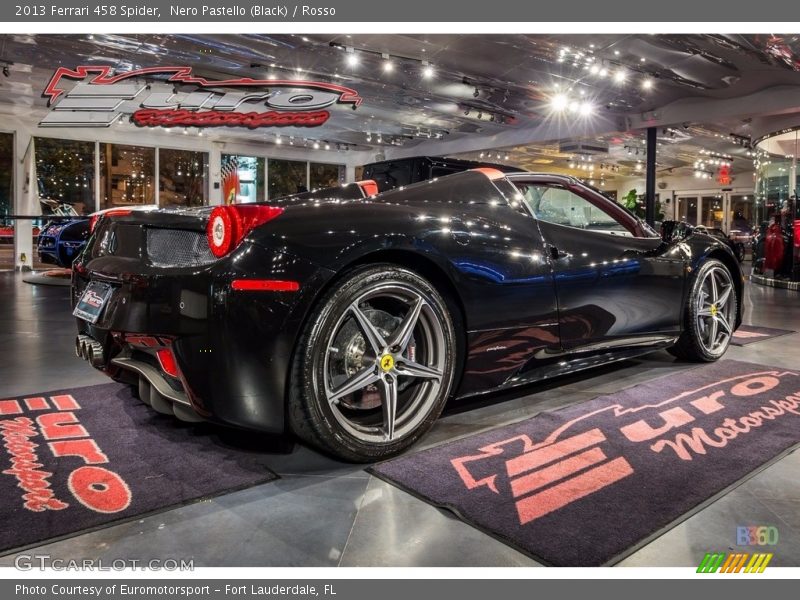 Nero Pastello (Black) / Rosso 2013 Ferrari 458 Spider