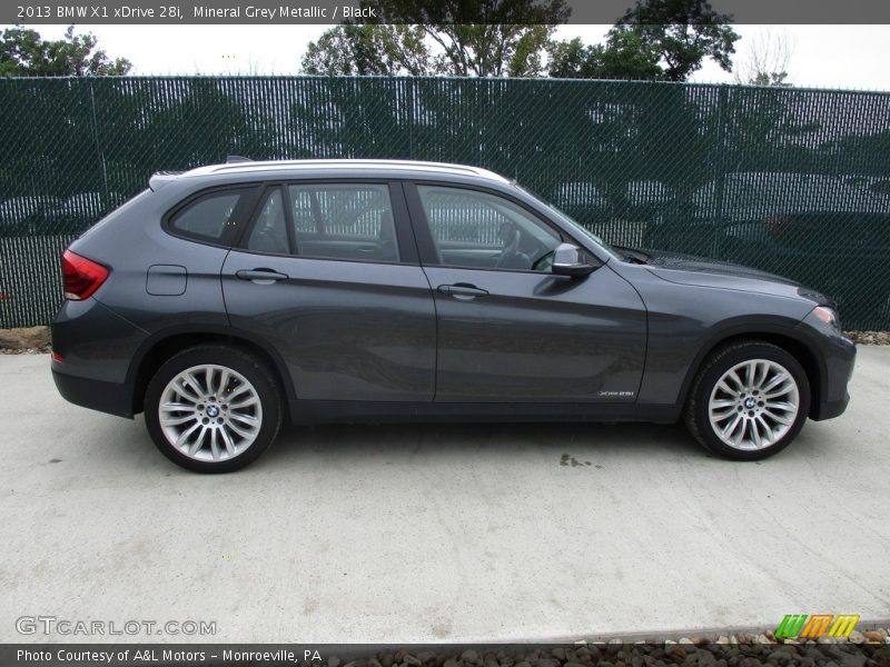 Mineral Grey Metallic / Black 2013 BMW X1 xDrive 28i