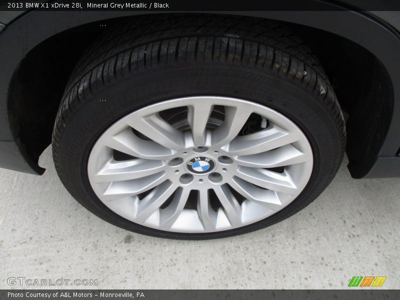 Mineral Grey Metallic / Black 2013 BMW X1 xDrive 28i
